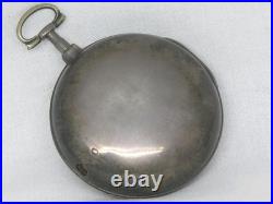 ANTIQUE 57MM M. J. COHEN of BRIGHTON PAIR CASE VERGE FUSEE POCKETWATCH, RUNNING
