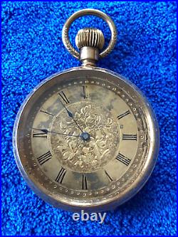 ANTIQUE AMERICAN Watch Co. 6s 7j Mod. 1890 English Make G/F CASE POCKET WATCH