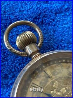 ANTIQUE AMERICAN Watch Co. 6s 7j Mod. 1890 English Make G/F CASE POCKET WATCH