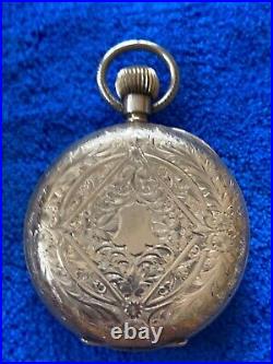ANTIQUE AMERICAN Watch Co. 6s 7j Mod. 1890 English Make G/F CASE POCKET WATCH