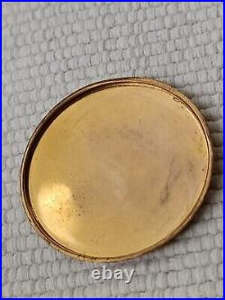 ANTIQUE CYMA OPEN FACE ART DECO CASE SWISS POCKET WATCH FROM Ca 1920