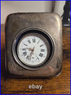ANTIQUE DESK POCKET WATCH SWISS ROBERT GENEVE CIRCA 1904 With CASE STERLING