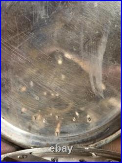 ANTIQUE DESK POCKET WATCH SWISS ROBERT GENEVE CIRCA 1904 With CASE STERLING