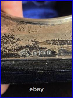 ANTIQUE DESK POCKET WATCH SWISS ROBERT GENEVE CIRCA 1904 With CASE STERLING