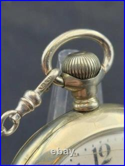 ANTIQUE ELGIN 18 SIZE B. W. RAYMOND 19J GRADE 240 POCKET WATCH with SILVEROID CASE