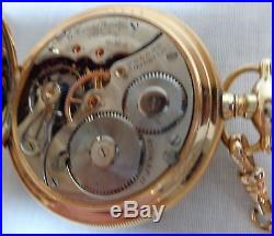 Antique E. Howard Watch Co. Boston Pocket Watch With Case Masonic Fob And Papers