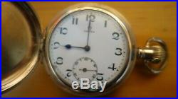 ANTIQUE OMEGA POCKET WATCH 10ct GOLD FILL DENNISON CASE. Looks beautiful