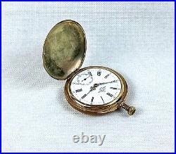 ANTIQUE OMEGA POCKET WATCH SWISS MADE GOLD CASE 1920s RARE HERBREW JEWISH DIAL