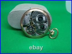 ANTIQUE POCKET WATCH 12s WALTHAM 15j GOLD FILLED CASE! Ex15