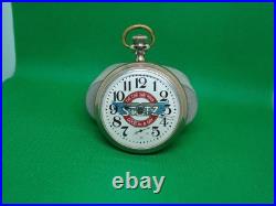 ANTIQUE POCKET WATCH 15j ELGIN 18s GOLD FILLED CASE STUTZ AUTO DIAL! K18
