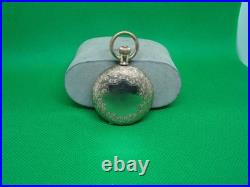 ANTIQUE POCKET WATCH ELGIN 0s 15j GOLD FILLED FANCY HUNTER CASE! Ex7