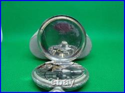 ANTIQUE POCKET WATCH SOUTH BEND 16s 9j 209 FANCY 14kt GOLD FILLED CASE! Bb8