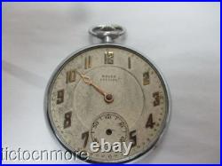 ANTIQUE ROLEX SPECIAL 15j ART DECO DIAL POCKET WATCH PLATINETTE CASE 104109
