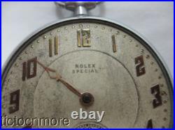 ANTIQUE ROLEX SPECIAL 15j ART DECO DIAL POCKET WATCH PLATINETTE CASE 104109