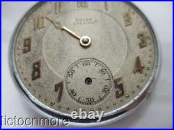 ANTIQUE ROLEX SPECIAL 15j ART DECO DIAL POCKET WATCH PLATINETTE CASE 104109
