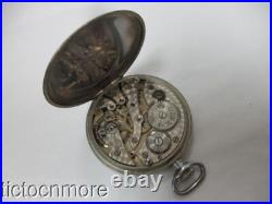 ANTIQUE ROLEX SPECIAL 15j ART DECO DIAL POCKET WATCH PLATINETTE CASE 104109