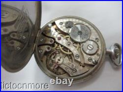 ANTIQUE ROLEX SPECIAL 15j ART DECO DIAL POCKET WATCH PLATINETTE CASE 104109