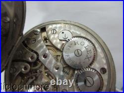 ANTIQUE ROLEX SPECIAL 15j ART DECO DIAL POCKET WATCH PLATINETTE CASE 104109