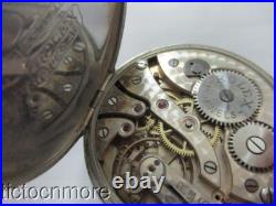 ANTIQUE ROLEX SPECIAL 15j ART DECO DIAL POCKET WATCH PLATINETTE CASE 104109