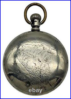 ANTIQUE Railroad Pocket Watch Case Only PHILADELPHIA WATCH CO. 86.2g