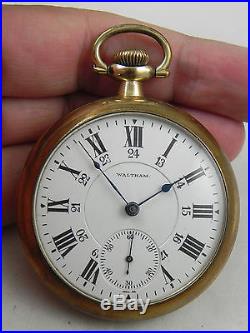 Antique Waltham Vanguard 21 Jewel Size 18 Watch Gold Filled Case Ex Condition