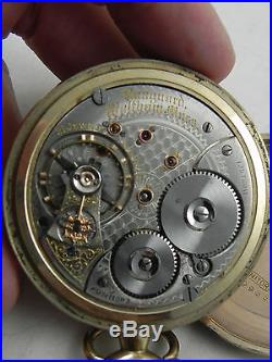 Antique Waltham Vanguard 21 Jewel Size 18 Watch Gold Filled Case Ex Condition