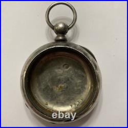 ANTIQUE c. 1887 WALTHAM BROADWAY POCKET WATCH 18S 17J COIN SILVER PERFECTION CASE