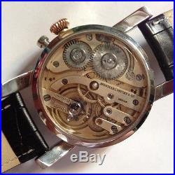 Audemars Piguet Winding Moonphase Fullcalendar Pocketwatch Movement S/steel Case
