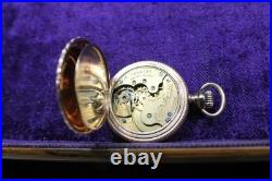 A Beautiful Elgin Gold Filled O Size Hunter Case Pocket Watch Running Fast # 8