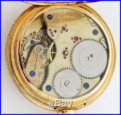 A Lange & Söhne pocket watch, 20 jewels, 18K gold case, antique rf22176