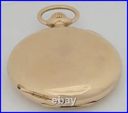 A. Lange & Sohne Glashutte B/Dresden 18K Gold Hunter Case Pocket Watch Serviced