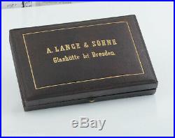 A. Lange & Söhne ¼ repeater Louis XV Case 18k Gold Original Box certifikate 1905