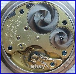 A. Lange & Sons Glashutte Pocket Watch open face silver case 53 mm. In diameter