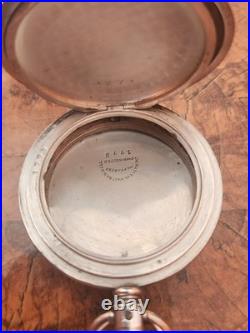 A. M Watch CO Coin Silver 8s Hunter Pocket Watch Case