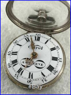 A Very Nice Triple Cased Tortoise Shell Pair Cased Pocket Watch Soret of Geneve