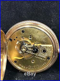 A. W. CO. 14K Solid Gold, 18 Size Hunting Case, Appleton, Tracy & Co, Pocket Watch