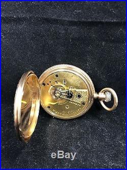 A. W. CO. 14K Solid Gold, 18 Size Hunting Case, Appleton, Tracy & Co, Pocket Watch