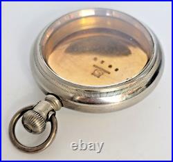A. W. Co Waltham 18s Swing Pocket Watch Case Pat. Apr. 17.79 Gilt Pre-Crescent E06