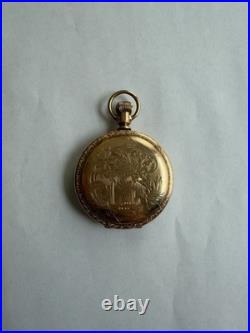 A. W. W. Co Waltham Pocket Watch7062713, C. W. C. Co Gold Fill Case617847, Vietnam Art