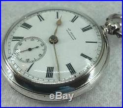 A Working English Silver Case Fusee William Brough of Stromness Pocket Watch