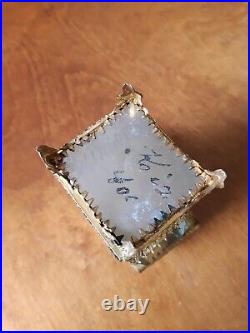 A very rare house shaped antique pocket watch holder case
