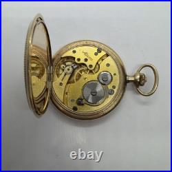 Alpina 16s High Grade Gold Filled 20Yr Hunting Case Antique Pocket Watch Runs