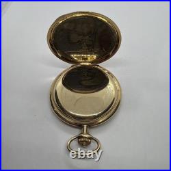 Alpina 16s High Grade Gold Filled 20Yr Hunting Case Antique Pocket Watch Runs