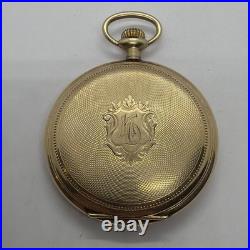 Alpina 16s High Grade Gold Filled 20Yr Hunting Case Antique Pocket Watch Runs