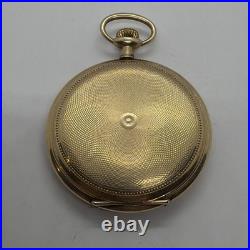 Alpina 16s High Grade Gold Filled 20Yr Hunting Case Antique Pocket Watch Runs