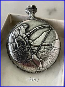 Alsta Silver Case 2 Pocket Watch