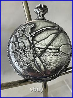 Alsta Silver Case 2 Pocket Watch