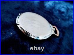 Amazing Good Shape ZENITH Art Deco Pocket Watch In Stainless Steel Case c. 1909