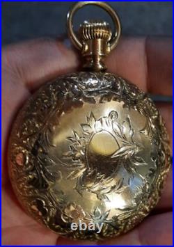 Amercan Q 18s 25yr 14k Gold Filled Fayhes Monarch Case Video Good Case