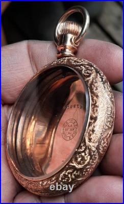Amercan Q 18s 25yr 14k Gold Filled Fayhes Monarch Case Video Good Case
